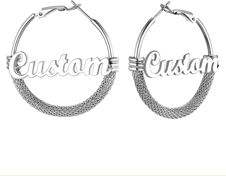 PROSTEEL 30/40/60/80/100mm Chunky Hoop Earrings For Women Gold Plated/Black Stainless Steel Hoops Earrings Statement Jewelry