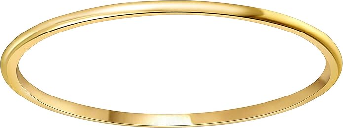 CROWNAL 1mm 2mm 3mm 4mm 5mm 6mm 7mm 8mm Tungsten White/Yellow Gold/Rose Gold Plated Wedding Band Ring Men Women Plain Dome Polished Comfort Fit