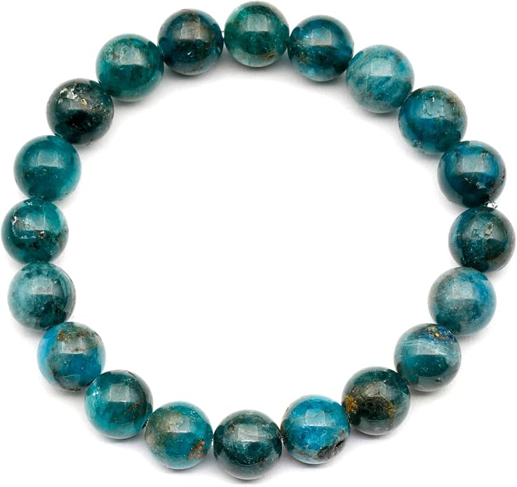 Natural Gemstone Beaded Stretch Bracelet for Men & Women | Handmade 8mm Stone Jewelry | Zodiac Chakra Elastic Bracelet | Meaningful Gift Collection