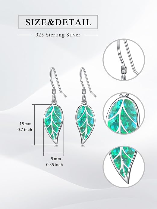 Animal/Leaf/Gothic Dangle Earrings 925 Sterling Silver Animal/Leaf/Gothic Dangle Drop Earrings Easter/Halloween/Christmas Jewelry Gifts for Women Her
