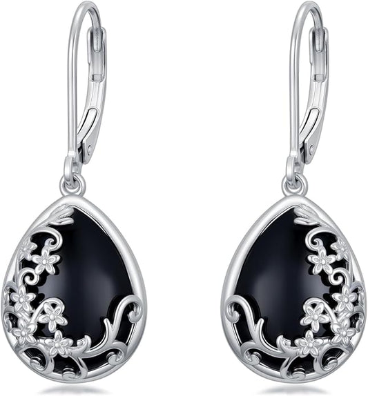 Dorunmo 925 Sterling Silver Western Dangle Earrings for Women Bohemian Earrings Hypoallergenic Christmas Jewelry Gifts for Women