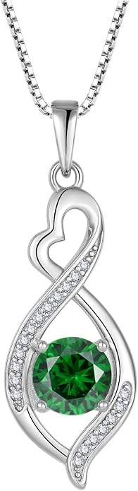 Infinity Necklace 925 Sterling Silver Necklace For Women Jewelry Valentines Day Christmas