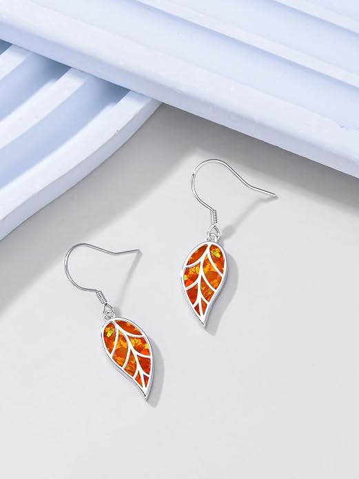 Animal/Leaf/Gothic Dangle Earrings 925 Sterling Silver Animal/Leaf/Gothic Dangle Drop Earrings Easter/Halloween/Christmas Jewelry Gifts for Women Her