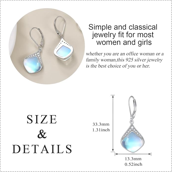 Teardrop Earrings Sterling Silver Filigree Irish Celtic Teardrop Drop Earrings Jewelry Gifts For Women