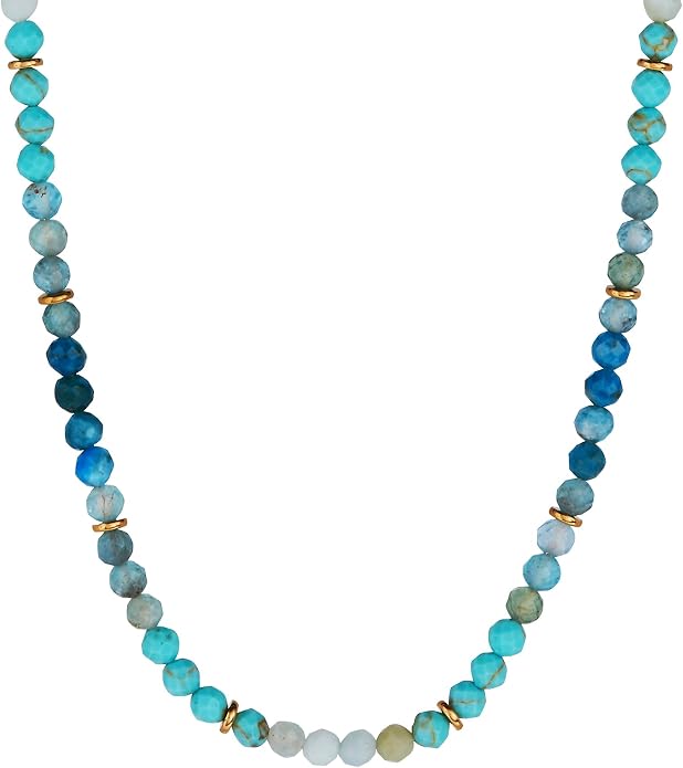 Alex and Ani Turquoise Ombre Semi-Precious Beaded Anklet