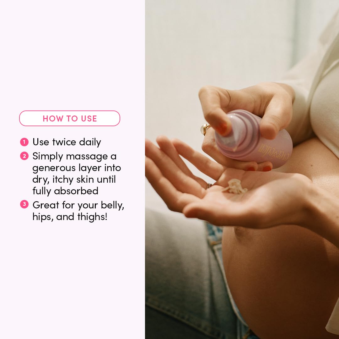 Evereden Nourishing Stretch Mark Cream (4 fl.oz): Clean & Vegan Stretch Mark Cream for Pregnancy and Postpartum | Pregnancy Stretch Mark Prevention | Rich in Vitamins & Minerals