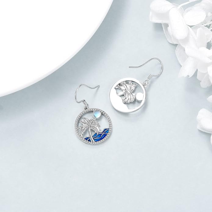 Beach Starfish Earrings for Women Sterling Silver Starfish Jewelry Gifts