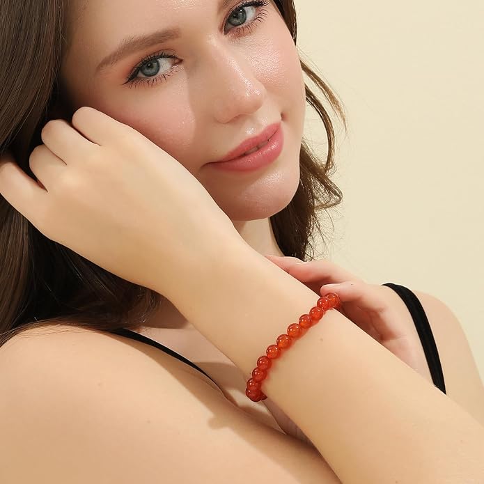 Crystal Vibe - Healing Crystal Bracelet for Women & Men | Natural Gemstone Bead Bracelet | Adjustable Handmade Energy Stone Bracelet | Bracelet for Meditation, Yoga & Daily Wear | Multiple Types