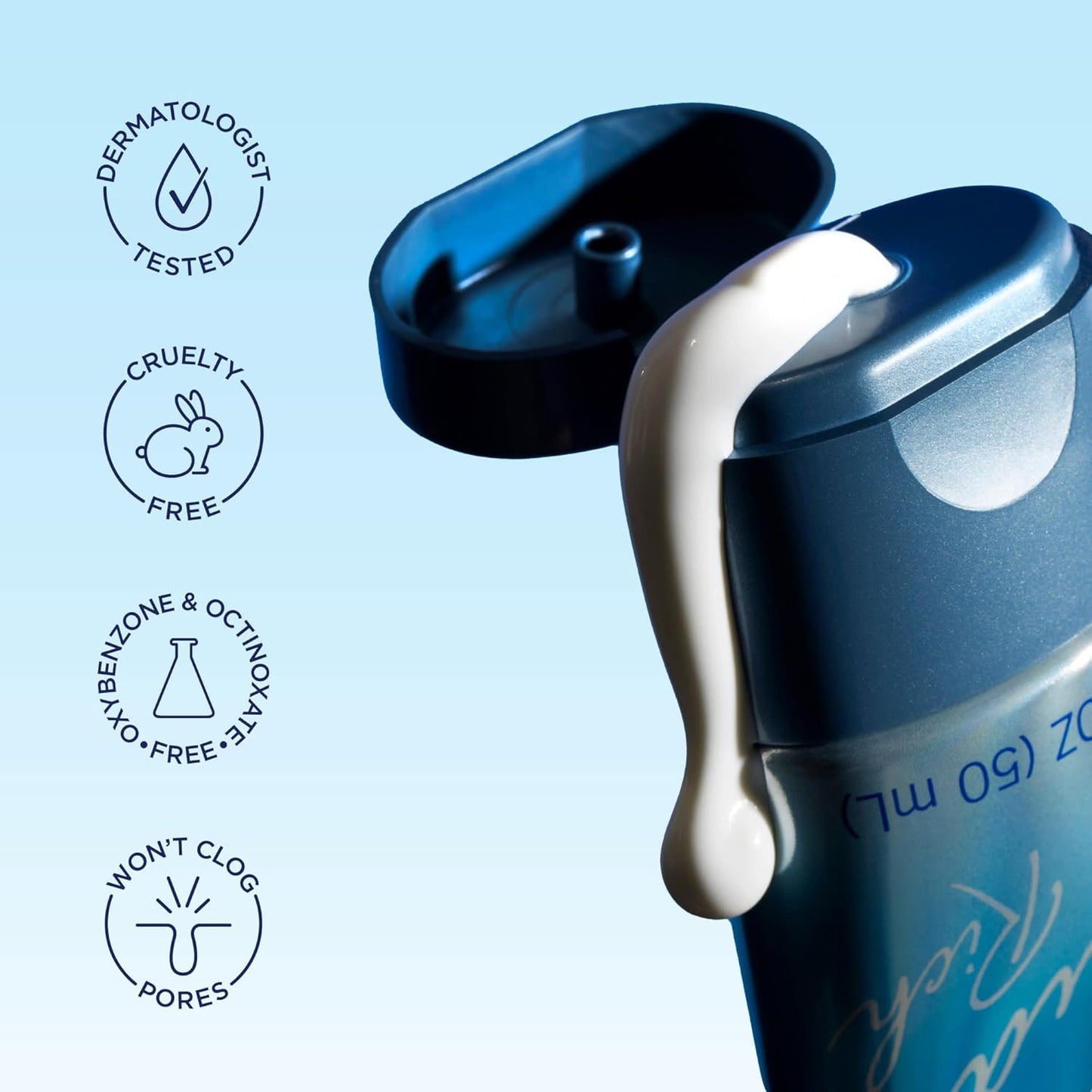 Biore UV Aqua Rich SPF 30 Daily Moisturizer Sunscreen for Face, For Sensitive Skin, Oil Free, Hyaluronic Acid, Vegan, Oxybenzone & Octinoxate Free, Dermatologist Tested, 1.7 Oz, 3pk