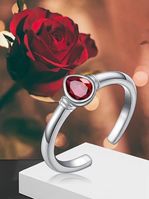 Midari Toe Rings for Women 925 Sterling Silver Hypoallergenic Adjustable Open Band Ring for Women Summer Beach Open Toe Jewelry Foot Jewelry