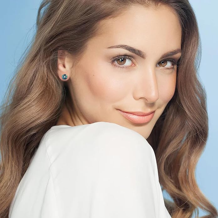 Plastic Post Stud Hoop Earrings for Sensitive Ears Multicolor Butterfly Flower Stud Earrings Set for Women