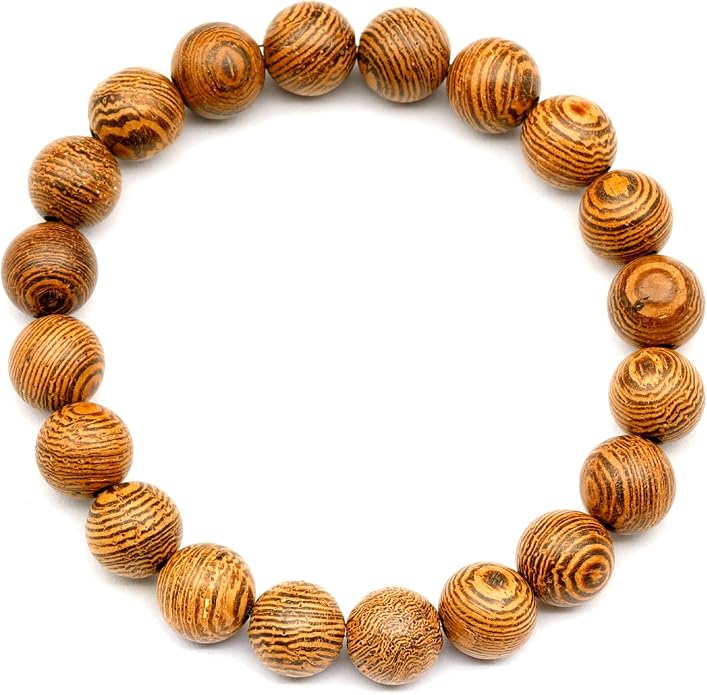 Natural Gemstone Beaded Stretch Bracelet for Men & Women | Handmade 8mm Stone Jewelry | Zodiac Chakra Elastic Bracelet | Meaningful Gift Collection