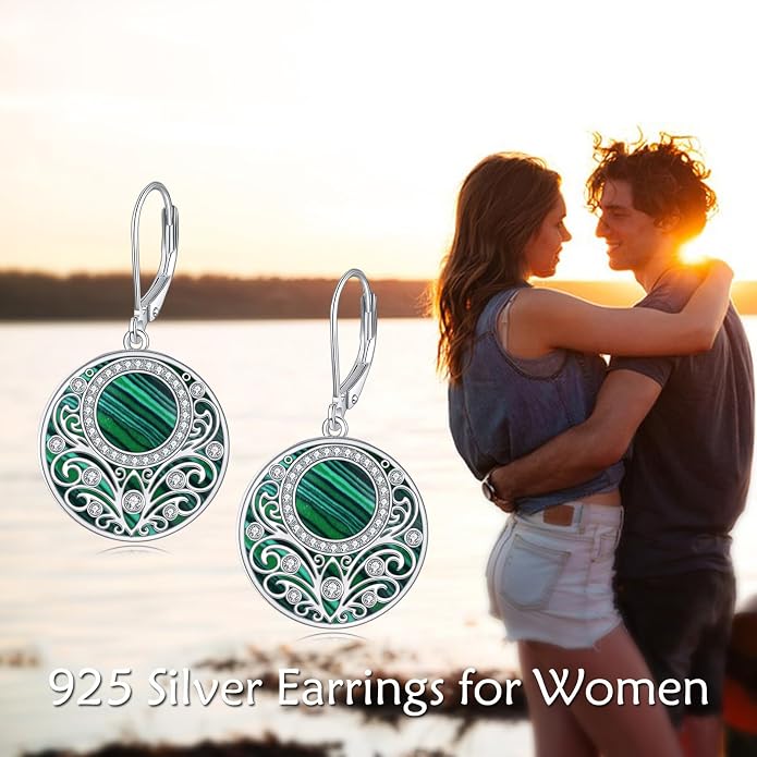 Teardrop Earrings Sterling Silver Filigree Irish Celtic Teardrop Drop Earrings Jewelry Gifts For Women
