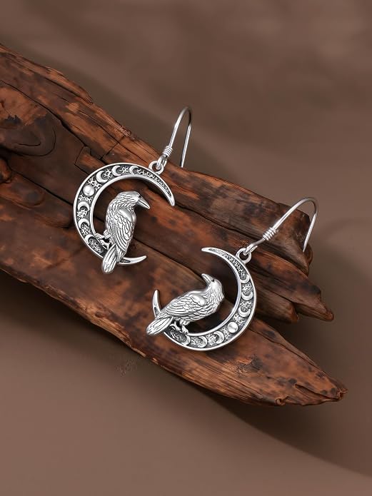 Animal/Leaf/Gothic Dangle Earrings 925 Sterling Silver Animal/Leaf/Gothic Dangle Drop Earrings Easter/Halloween/Christmas Jewelry Gifts for Women Her