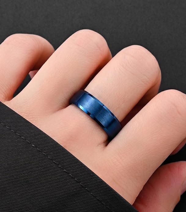 King Ring Tungsten 4/6/8/10mm Rings – Super Polished Matt Finish Tungsten Rings – Designed in USA