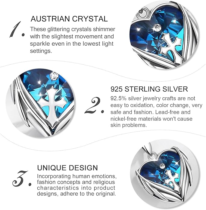 Vito 925 Sterling Silver Viking Necklace for Women Men, Viking Dragon/Wolf/Horse/Tree of Life Pendant Norse Amulet Nordic Jewelry for Men