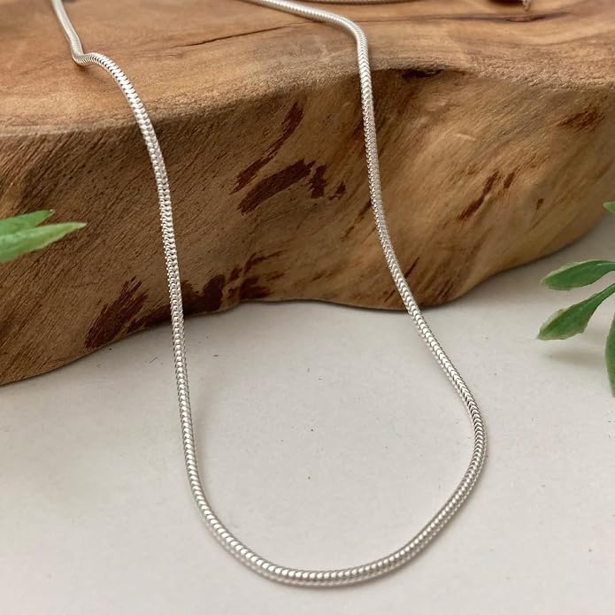 LeCalla 925 Sterling Silver Italian Jewelry Adjustable Chain Necklace, Sliding Bolo Chain Necklace for Women Slider Chain 14 to 24 Inch.