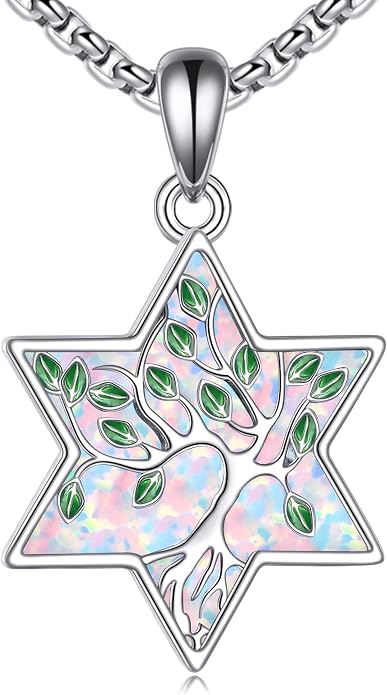 ONEFINITY Tree of Life Necklace 925 Sterling Silver Abalone Shell Celtic Knot Pendant Necklace for Women Jewelry