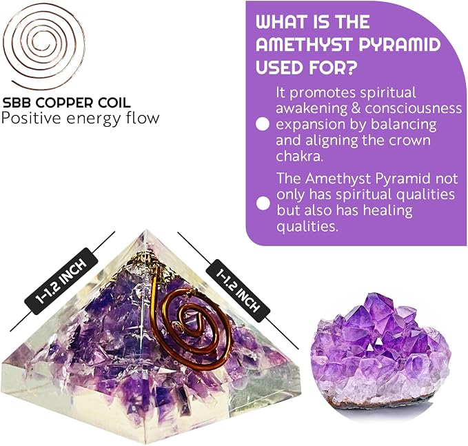 Amethyst Crystal Tree, Chakra Gemstone Gift for Feng Shui Healing