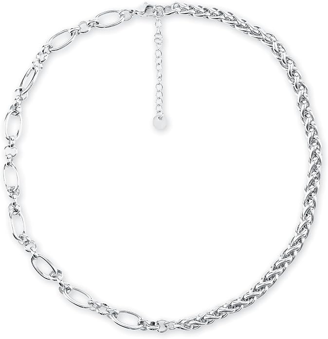 Necklace Chain | Waterproof 18K Real Gold Plated | Silver Necklace | Non Tarnish, PVD Coated | Chunky Necklace | Chunky Jewelry | Fashion Accessories