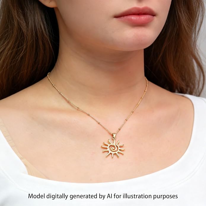 14K Gold Plated Paper Clip Chain Link Necklace Satellite Cross Key Starfish Turquoise Heart Necklace for Women