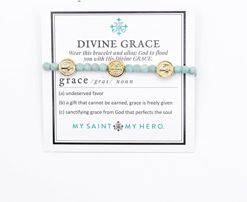 My Saint My Hero Benedictine Blessing Bracelets – Handwoven Spiritual Protection with Medals Hand-Cast In Italy at Sacred Site