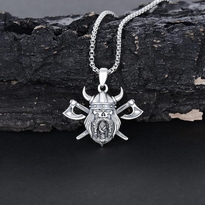 Skull/Skeleton Memento Mori Necklace 925 Sterling Silver Skull/Skeleton Pendant Hourglass Necklace Skull/Skeleton Jewelry for Men Women
