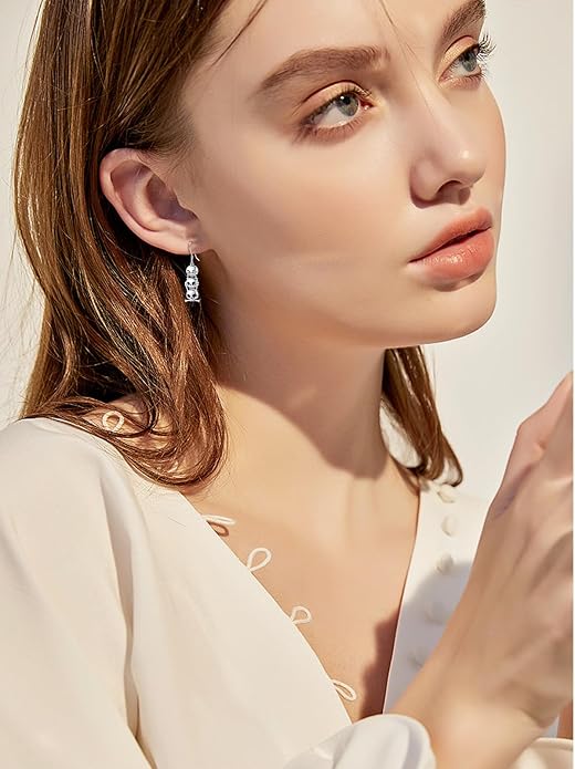Seiyang Dangle Earrings 925 Sterling Silver Animal/American Flag/Turquoise Dangle Drop Earrings Jewelry Gifts for Women