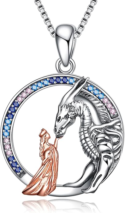 LUHE Animal Necklace Sterling Silver Cute Pendant Jewelry Gifts for Women and Teens