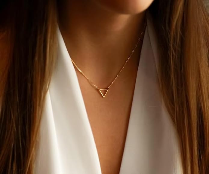 Collner 14K Gold Heart Pendant Necklace for Women Dainty Star Necklace Tiny Evil Eye Choker Necklace Boho Crescent Moon Necklace Minimalist Jewelry