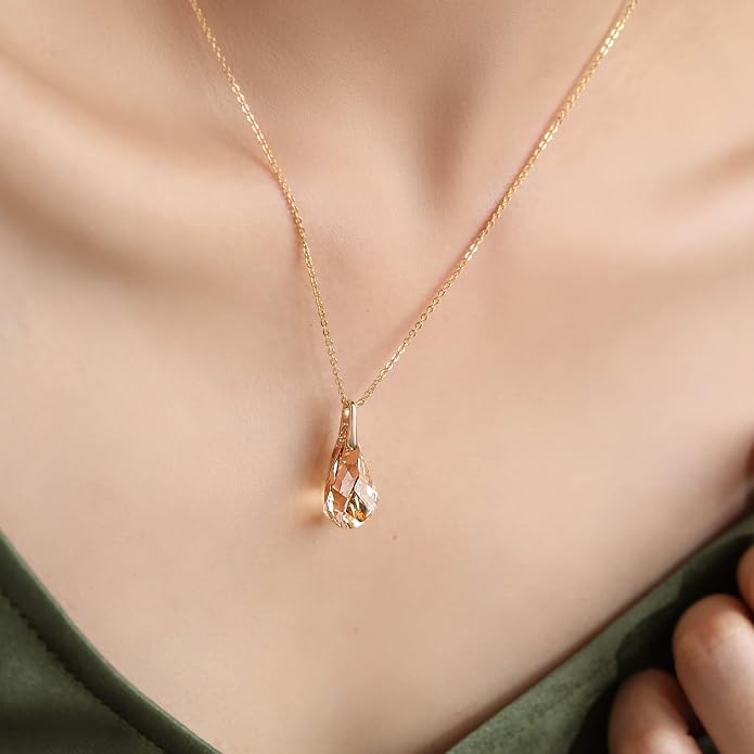 S.Leaf 18K Gold Plated Cubic Zirconia Choker Necklace for Women 925 Sterling Silver Layered Coin Moon Star Heart Circle Crystal Lariat Pendant Necklaces Gifts for Women Trendy