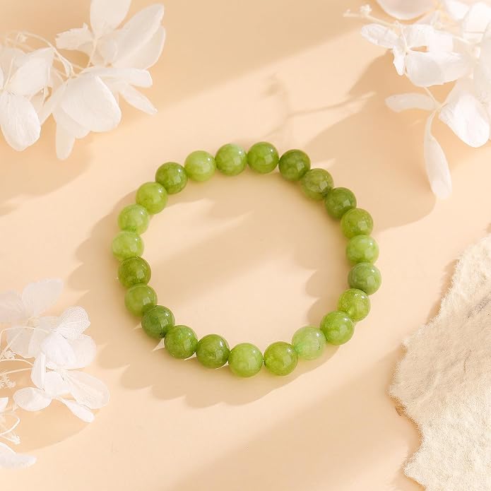 Crystal Vibe - Healing Crystal Bracelet for Women & Men | Natural Gemstone Bead Bracelet | Adjustable Handmade Energy Stone Bracelet | Bracelet for Meditation, Yoga & Daily Wear | Multiple Types
