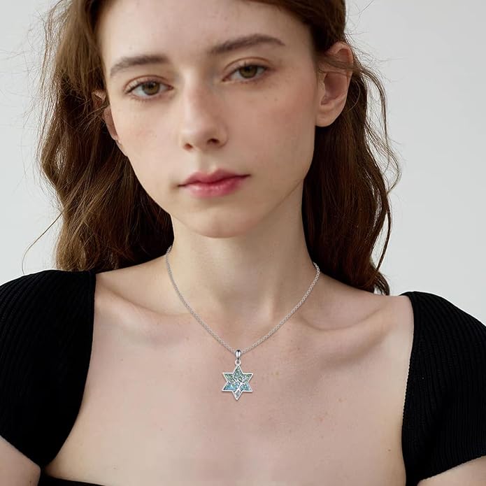 ONEFINITY Tree of Life Necklace 925 Sterling Silver Abalone Shell Celtic Knot Pendant Necklace for Women Jewelry