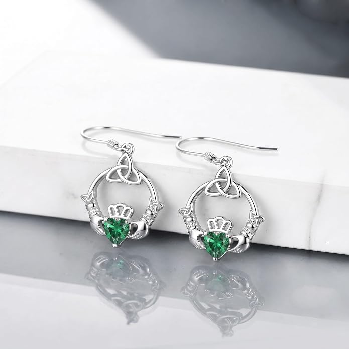 Teacup/Claddagh/Lilith/Book Cat/Star/French Horn/Horse Shoe/Filigree dangle earrings Cute Earrings Jewelry for Women