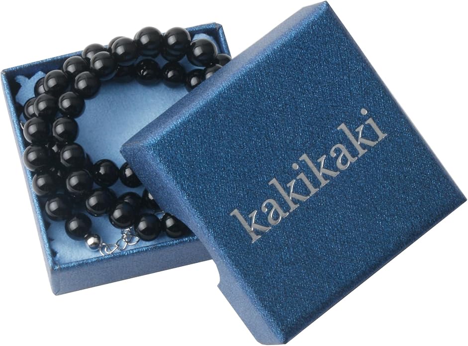 Kakikaki Natural Agate Choker Necklace Sterling Silver Round Beads Strand Necklace for Women