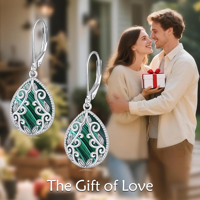 Teardrop Earrings Sterling Silver Filigree Irish Celtic Teardrop Drop Earrings Jewelry Gifts For Women