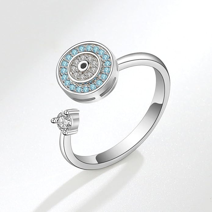 Sunflower Fidget Ring for Women Spinning Rings Adjustable Anxiety Ring for Teens Birthday Gift for Daughter Mom You Are My Sunshine Spinner Rings