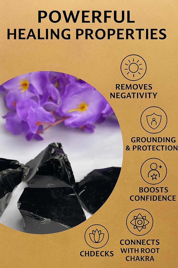 Large 1.25-2.0” Natural Black Obsidian Raw Crystals Stones for Meditation, Chakra, Reiki, Crystal Grid, Energy Work, Wire Wrapping, Tumbling & Spiritual Home Decor