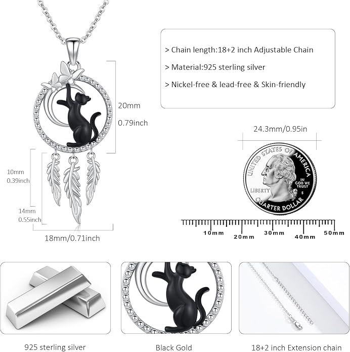Cuoka 925 Sterling Silver Heart Necklace I Love You to The Moon and Back Pendant Sun Star Moon Necklace Jewelry for Women with Gifts Box