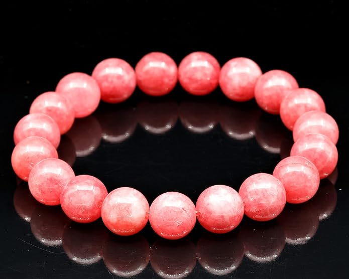 Natural Gemstone Beaded Stretch Bracelet for Men & Women | Handmade 8mm Stone Jewelry | Zodiac Chakra Elastic Bracelet | Meaningful Gift Collection