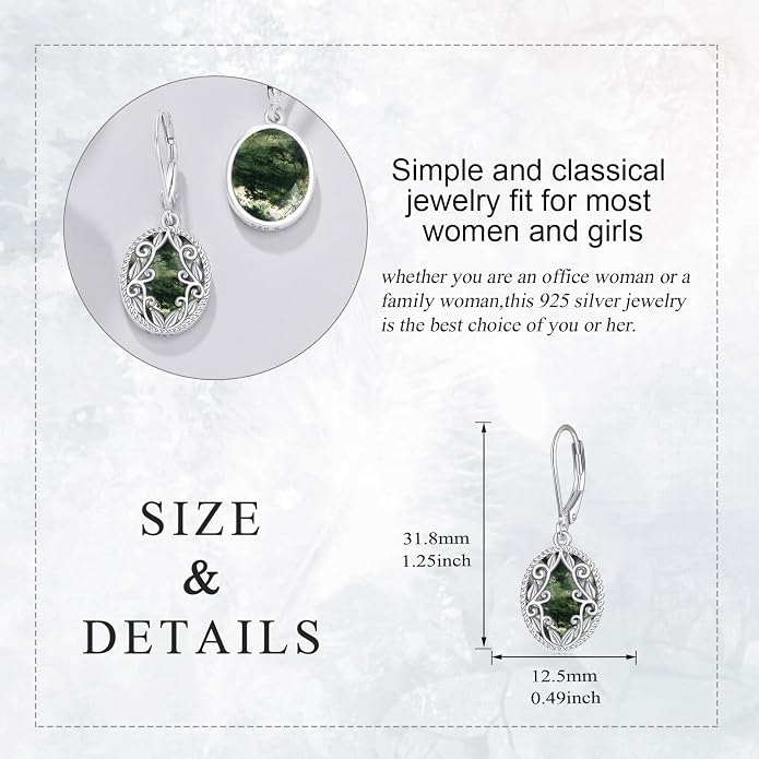 Teardrop Earrings Sterling Silver Filigree Irish Celtic Teardrop Drop Earrings Jewelry Gifts For Women