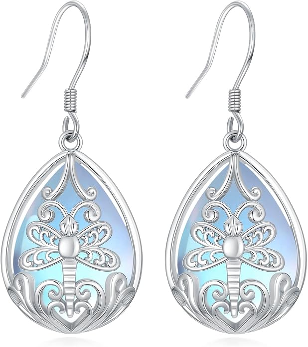 Midari Heart Dangle Earrings 925 Sterling Silver Leverback Drop Earrings Teacher Music Art Jewelry Gifts for Women Students Apple/Guitar/Palette/Note Design