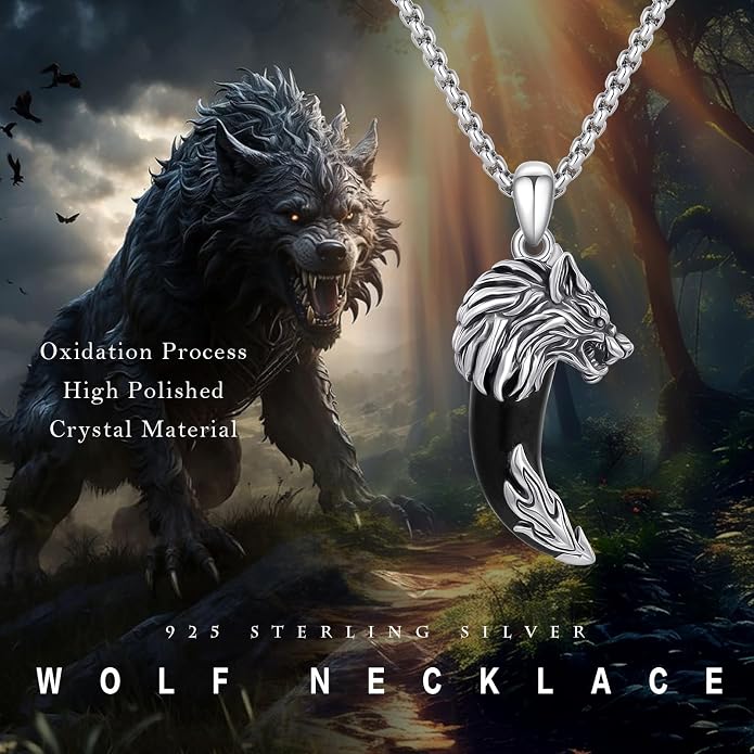Viking Necklace for Men 925 Sterling Silver Nordic Viking Necklace Viking Amulet Jewelry Gifts for Men Women
