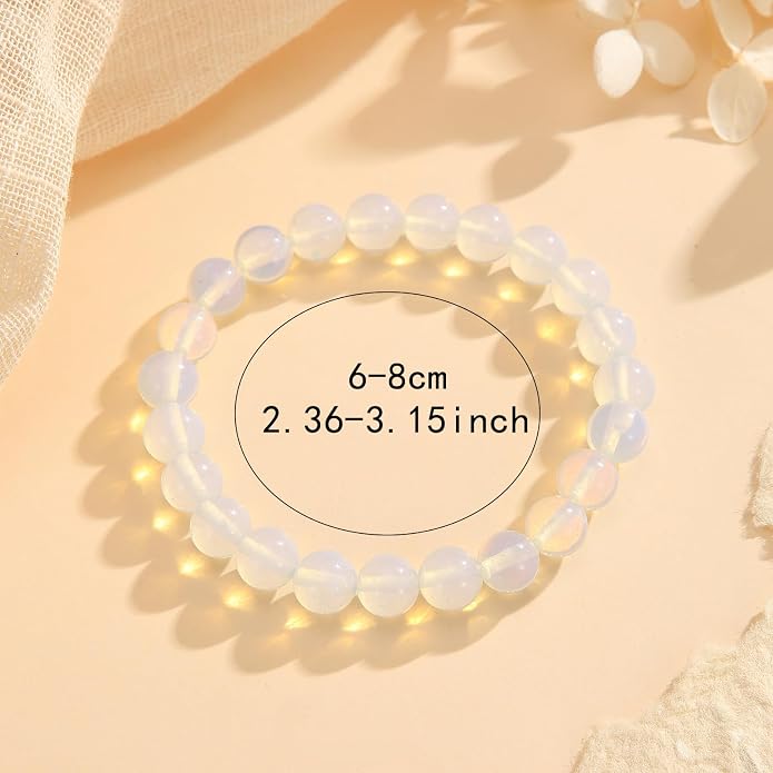 Crystal Vibe - Healing Crystal Bracelet for Women & Men | Natural Gemstone Bead Bracelet | Adjustable Handmade Energy Stone Bracelet | Bracelet for Meditation, Yoga & Daily Wear | Multiple Types