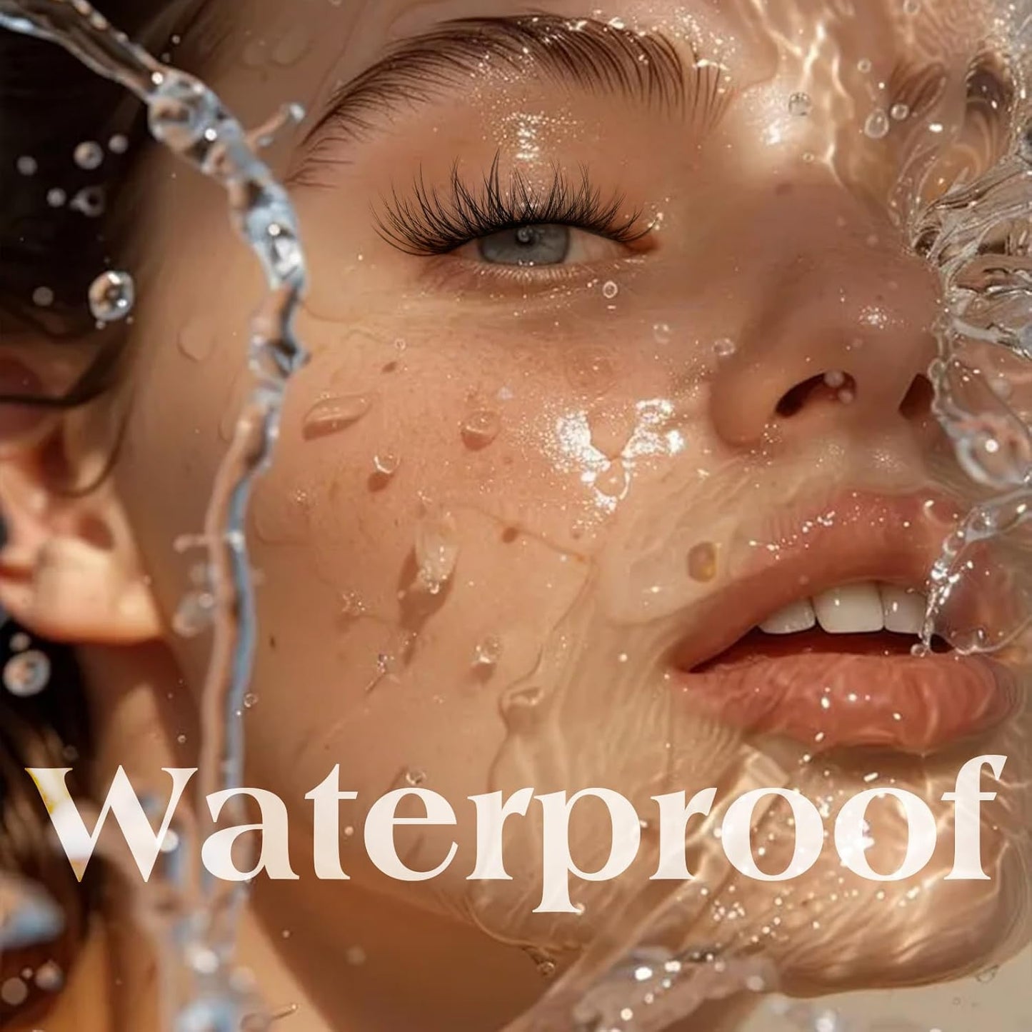 Self Adhesive Eyelashes Natural Self Adhesive Lash Clusters Pre glued Eyelash Clusters zanlufly No Glue Needed Lashes Wispy C-curly Cluster Eyelash extensions 10-16MM Individual Lashes