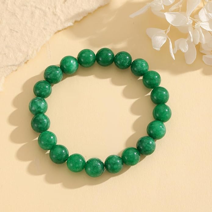 Crystal Vibe - Healing Crystal Bracelet for Women & Men | Natural Gemstone Bead Bracelet | Adjustable Handmade Energy Stone Bracelet | Bracelet for Meditation, Yoga & Daily Wear | Multiple Types
