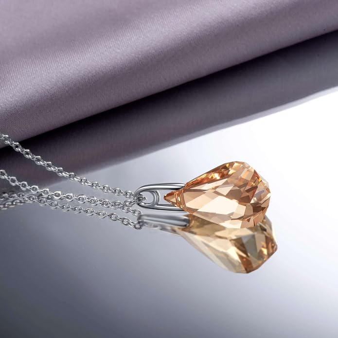 S.Leaf 18K Gold Plated Cubic Zirconia Choker Necklace for Women 925 Sterling Silver Layered Coin Moon Star Heart Circle Crystal Lariat Pendant Necklaces Gifts for Women Trendy