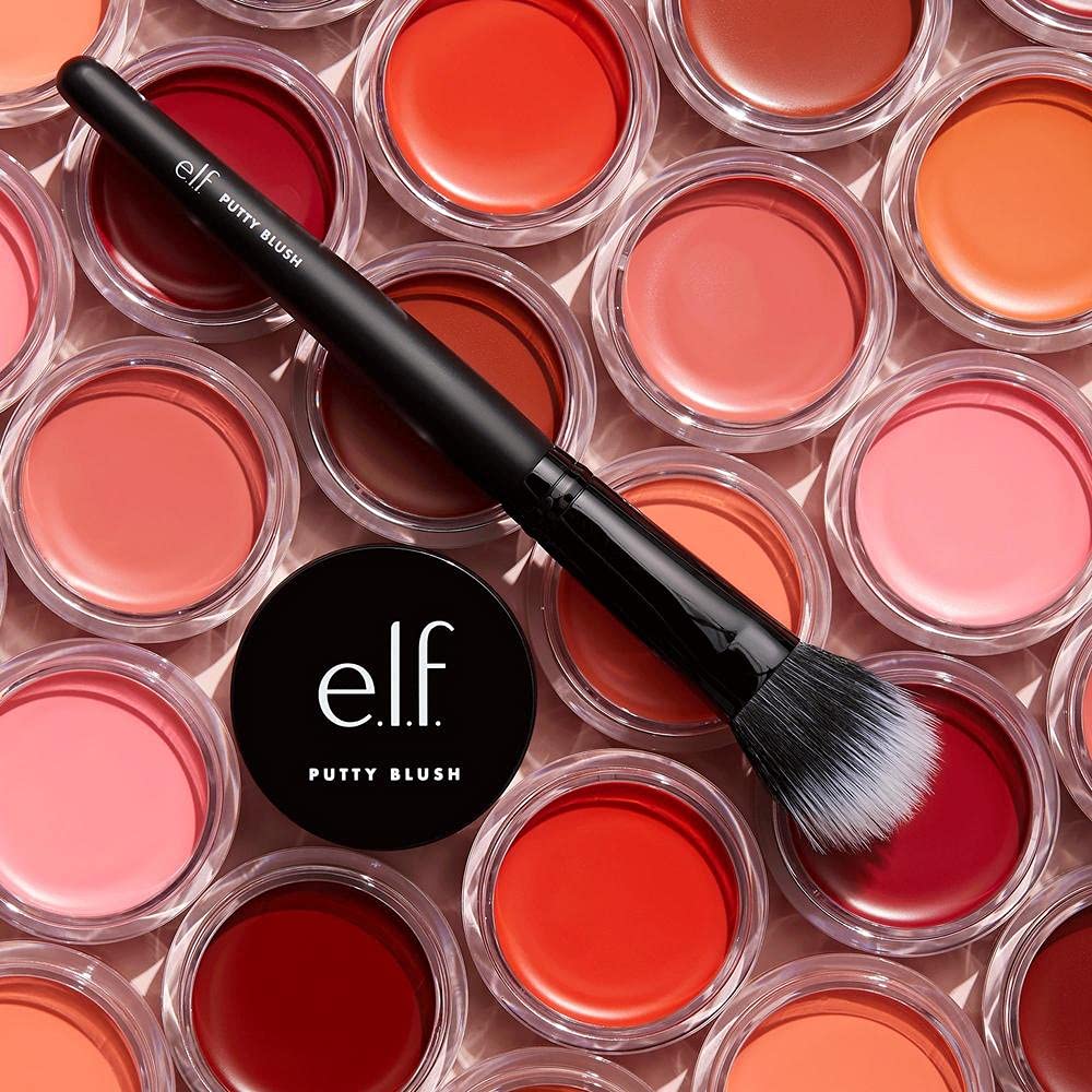 e.l.f. Putty Blush, Creamy & Ultra Pigmented Formula, Infused with Argan Oil & Vitamin E, Tahiti, 0.35 Oz (10g)