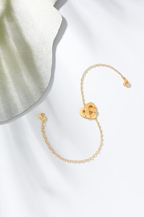 LOYATA Gold Bracelet Gold 14K Gold Filled Dainty Chain Simple Jewelry Gift for Women