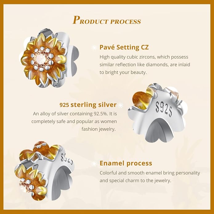 NINGAN 925 Sterling Silver Charm Golden Love Charm Buckle Safety Chain Travel Bead Firefly Dragonfly Pendant, Suitable for Women Bracelet and Necklace as Gift from Mom and Friends